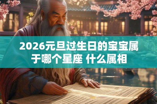 2026元旦过生日的宝宝属于哪个星座 什么属相 2026元旦过生日的宝宝属于哪个星座 什么属相