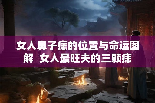 女人鼻子痣的位置与命运图解  女人最旺夫的三颗痣