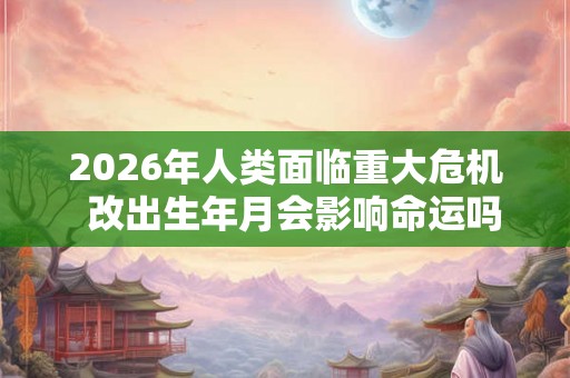 2026年人类面临重大危机  改出生年月会影响命运吗