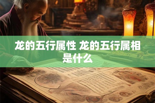 龙的五行属性 龙的五行属相是什么