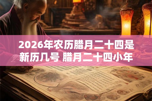 2026年农历腊月二十四是新历几号 腊月二十四小年的风俗