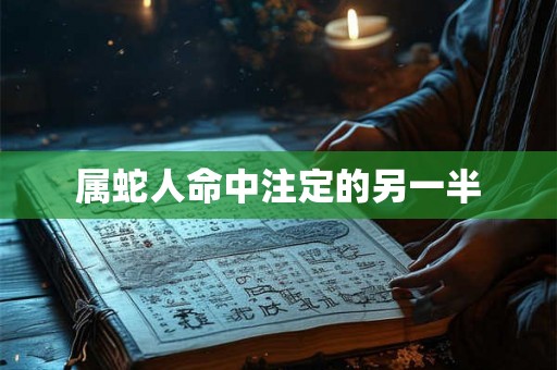 属蛇人命中注定的另一半