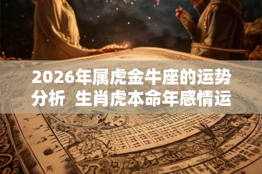 2026年属虎金牛座的运势分析 生肖虎本命年感情运程 2026年属虎金牛座的运势分析 生肖虎本命年感情运程