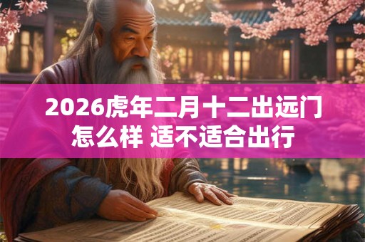 2026虎年二月十二出远门怎么样 适不适合出行 2026虎年二月十二出远门怎么样 适不适合出行