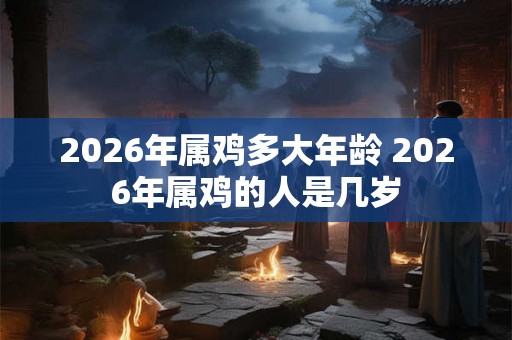 2026年属鸡多大年龄 2026年属鸡的人是几岁