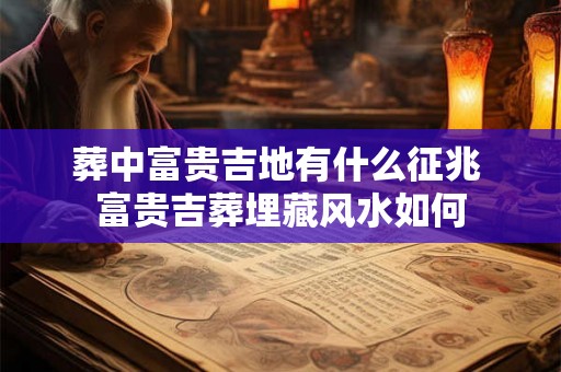 葬中富贵吉地有什么征兆 富贵吉葬埋藏风水如何 葬中富贵吉地有什么征兆 富贵吉葬埋藏风水如何