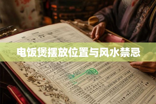 电饭煲摆放位置与风水禁忌 电饭煲摆放位置与风水禁忌