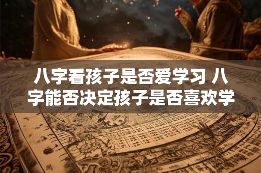 八字看孩子是否爱学习 八字能否决定孩子是否喜欢学习