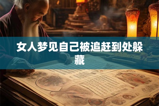 女人梦见自己被追赶到处躲藏