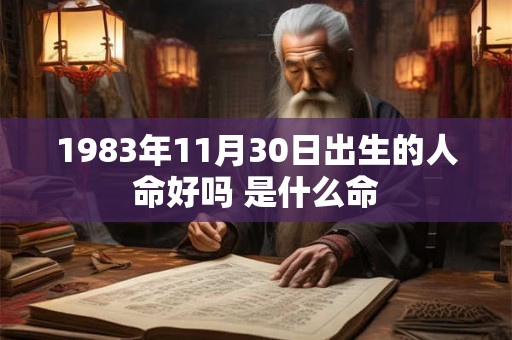 1983年11月30日出生的人命好吗 是什么命 1983年11月30日出生的人命好吗 是什么命