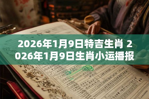 2026年1月9日特吉生肖 2026年1月9日生肖小运播报