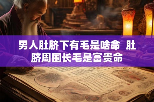 男人肚脐下有毛是啥命  肚脐周围长毛是富贵命