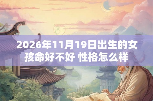 2026年11月19日出生的女孩命好不好 性格怎么样