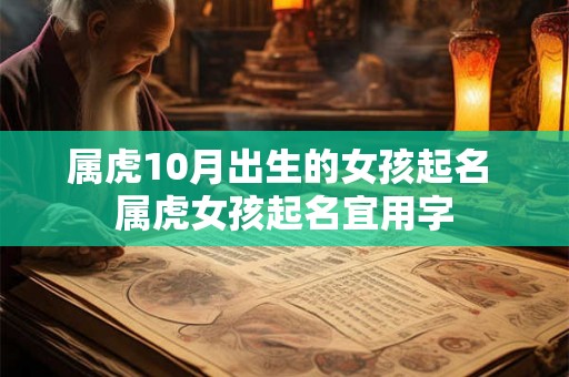 属虎10月出生的女孩起名 属虎女孩起名宜用字