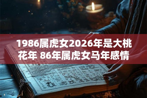 1986属虎女2026年是大桃花年 86年属虎女马年感情运