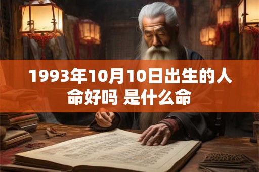1993年10月10日出生的人命好吗 是什么命 1993年10月10日出生的人命好吗 是什么命