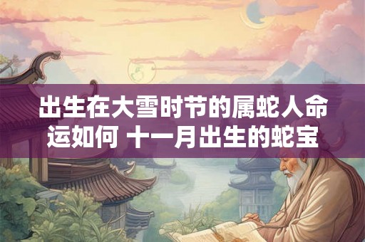 出生在大雪时节的属蛇人命运如何 十一月出生的蛇宝宝
