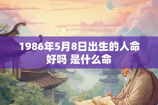 1986年5月8日出生的人命好吗 是什么命