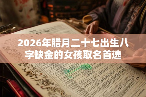 2026年腊月二十七出生八字缺金的女孩取名首选