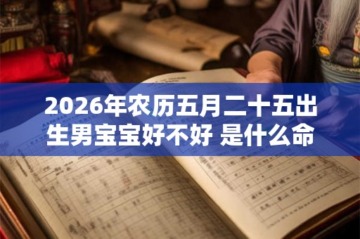 2026年农历五月二十五出生男宝宝好不好 是什么命