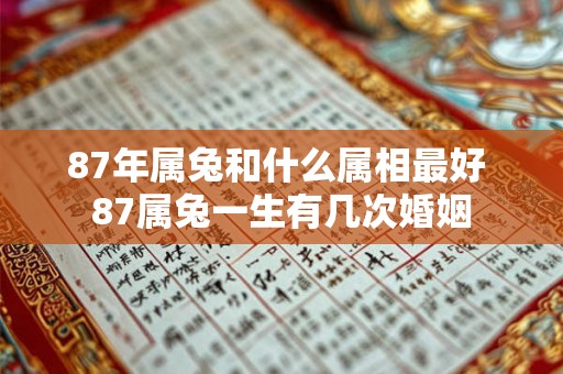 87年属兔和什么属相最好 87属兔一生有几次婚姻 87年属兔和什么属相最好 87属兔一生有几次婚姻
