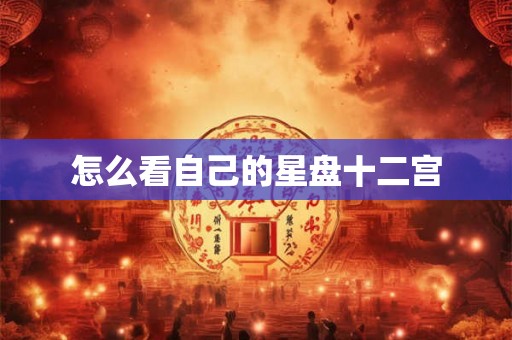 怎么看自己的星盘十二宫 怎么看自己的星盘十二宫