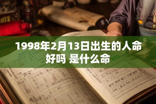 1998年2月13日出生的人命好吗 是什么命