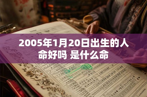 2005年1月20日出生的人命好吗 是什么命