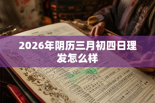 2026年阴历三月初四日理发怎么样 2026年阴历三月初四日理发怎么样