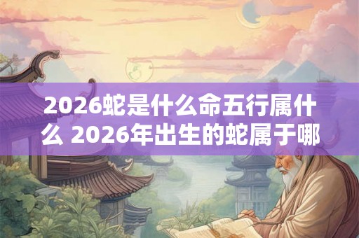 2026蛇是什么命五行属什么 2026年出生的蛇属于哪个五行