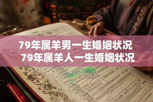 79年属羊男一生婚姻状况 79年属羊人一生婚姻状况 79年属羊男一生婚姻状况 79年属羊人一生婚姻状况