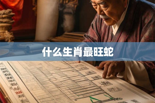 什么生肖最旺蛇