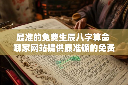 最准的免费生辰八字算命 哪家网站提供最准确的免费生辰八字算命 最准的免费生辰八字算命 哪家网站提供最准确的免费生辰八字算命