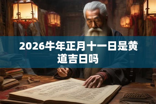 2026牛年正月十一日是黄道吉日吗