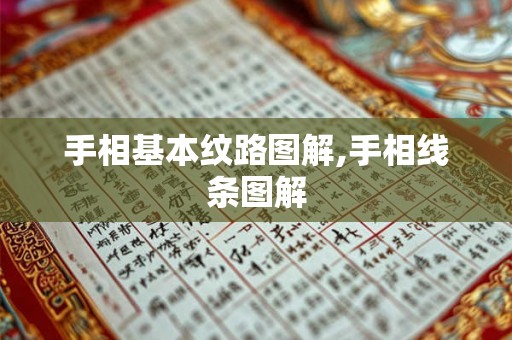 手相基本纹路图解,手相线条图解