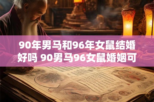 90年男马和96年女鼠结婚好吗 90男马96女鼠婚姻可行