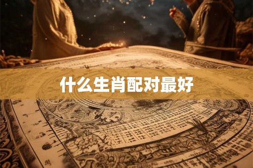 什么生肖配对最好