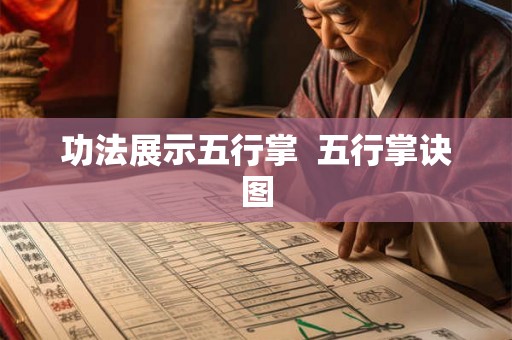 功法展示五行掌  五行掌诀图