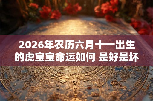 2026年农历六月十一出生的虎宝宝命运如何 是好是坏