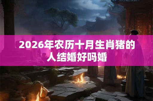 2026年农历十月生肖猪的人结婚好吗婚 2026年农历十月生肖猪的人结婚好吗婚