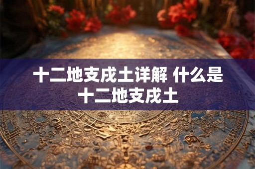 十二地支戌土详解 什么是十二地支戌土