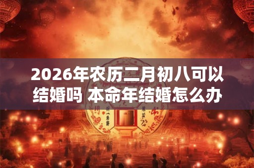 2026年农历二月初八可以结婚吗 本命年结婚怎么办 2026年农历二月初八可以结婚吗 本命年结婚怎么办