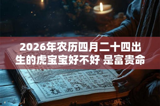 2026年农历四月二十四出生的虎宝宝好不好 是富贵命吗