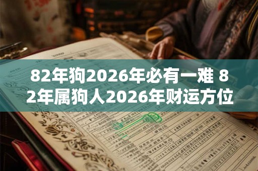 82年狗2026年必有一难 82年属狗人2026年财运方位 82年狗2026年必有一难 82年属狗人2026年财运方位
