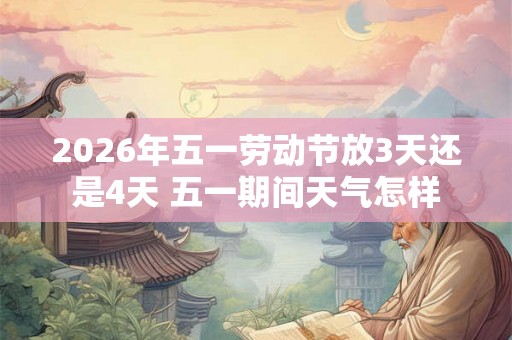 2026年五一劳动节放3天还是4天 五一期间天气怎样