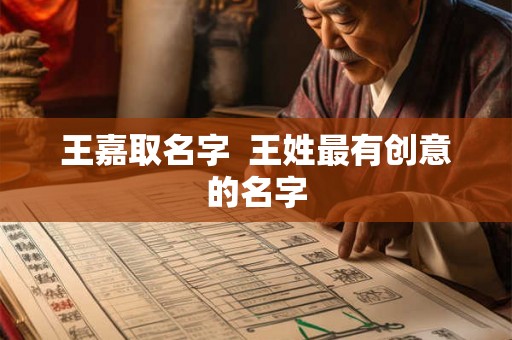 王嘉取名字  王姓最有创意的名字
