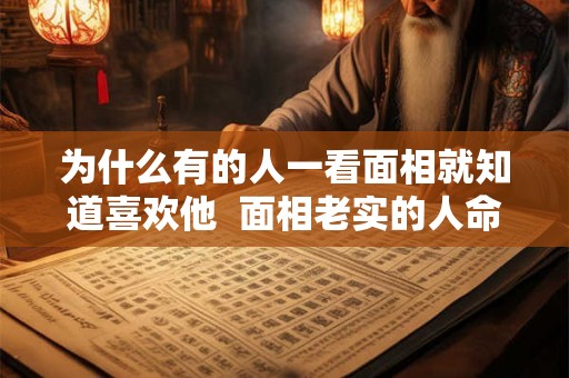 为什么有的人一看面相就知道喜欢他 面相老实的人命好不好 为什么有的人一看面相就知道喜欢他 面相老实的人命好不好