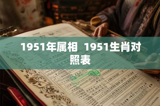 1951年属相  1951生肖对照表