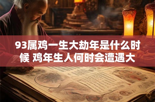 93属鸡一生大劫年是什么时候 鸡年生人何时会遭遇大劫