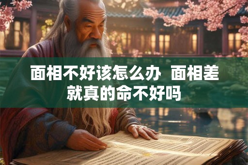 面相不好该怎么办  面相差就真的命不好吗